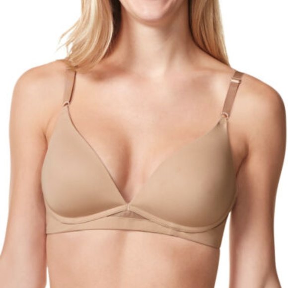 Warner's NWT Toasted Almond Flex Underwire Contour Bra RD3761A - Picture 1 of 2